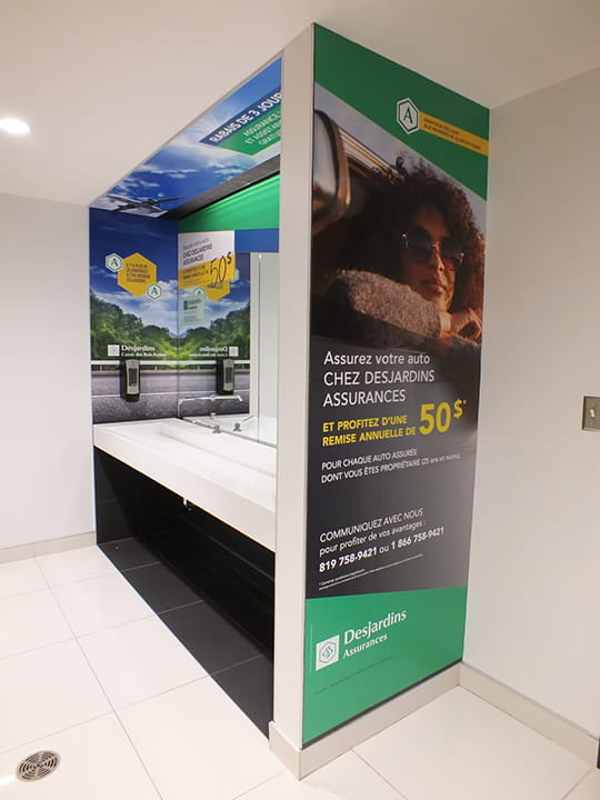 Affichage par zone